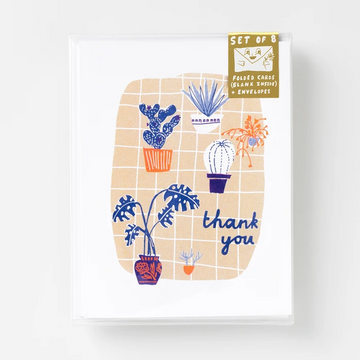 Many Thanks Plants - Risograph Card Set