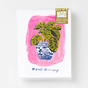 Merci Beaucoup Plant - Risograph Card Set