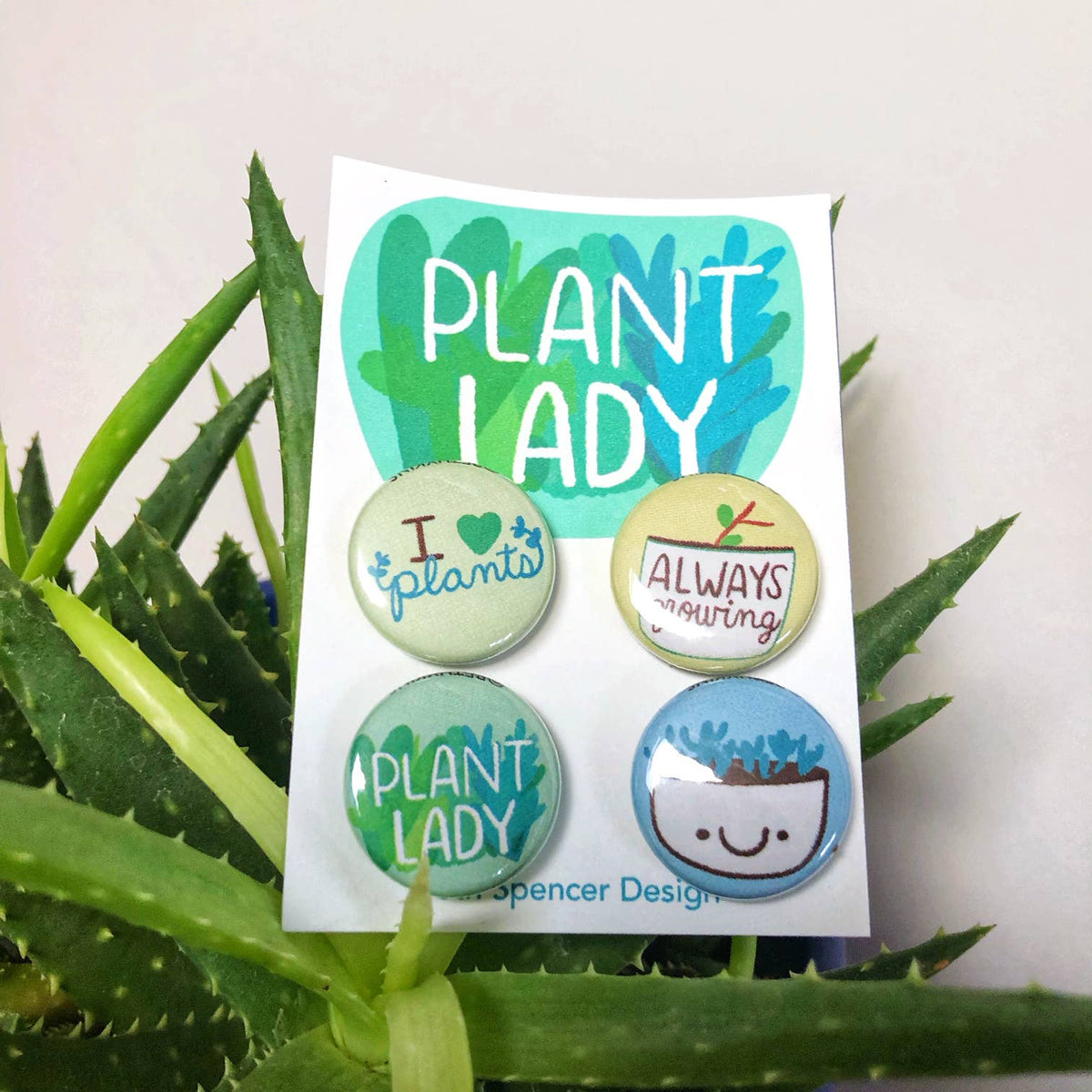 Plant Lady Magnet Set