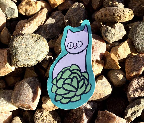 Cats + Plants Stickers