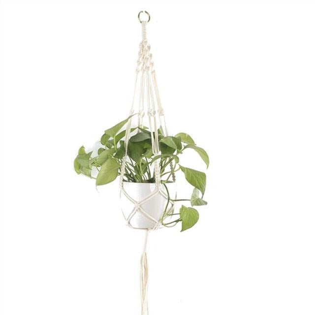 &quot;The Tree Hugger&quot; Handmade Macrame Hanging Plant Holders