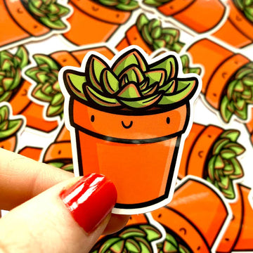 Mini Succulent Vinyl Sticker