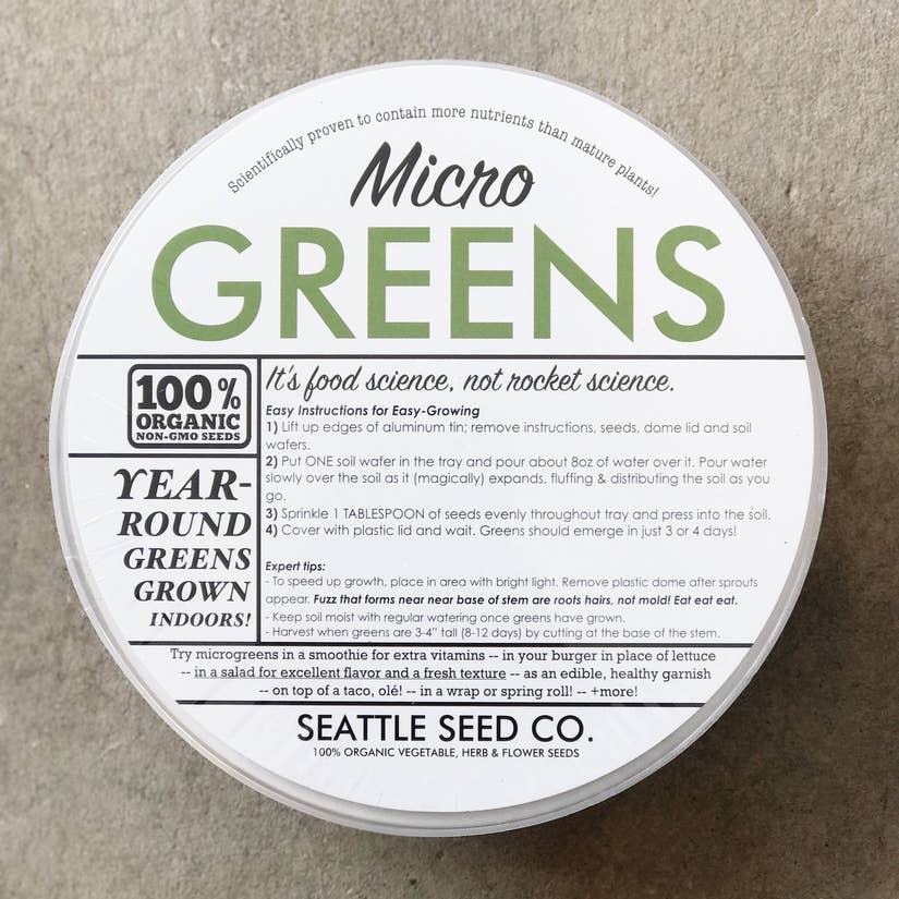 Organic Microgreens Starter Kit