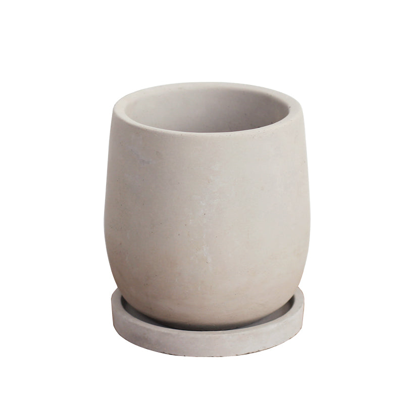 &quot;The Basin&quot; Cement Planter &amp; Dish