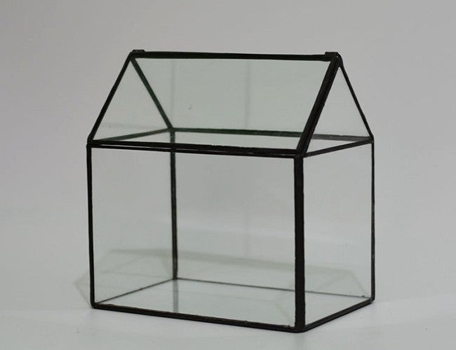 &quot;The Glass House&quot; Indoor Glass Terrarium