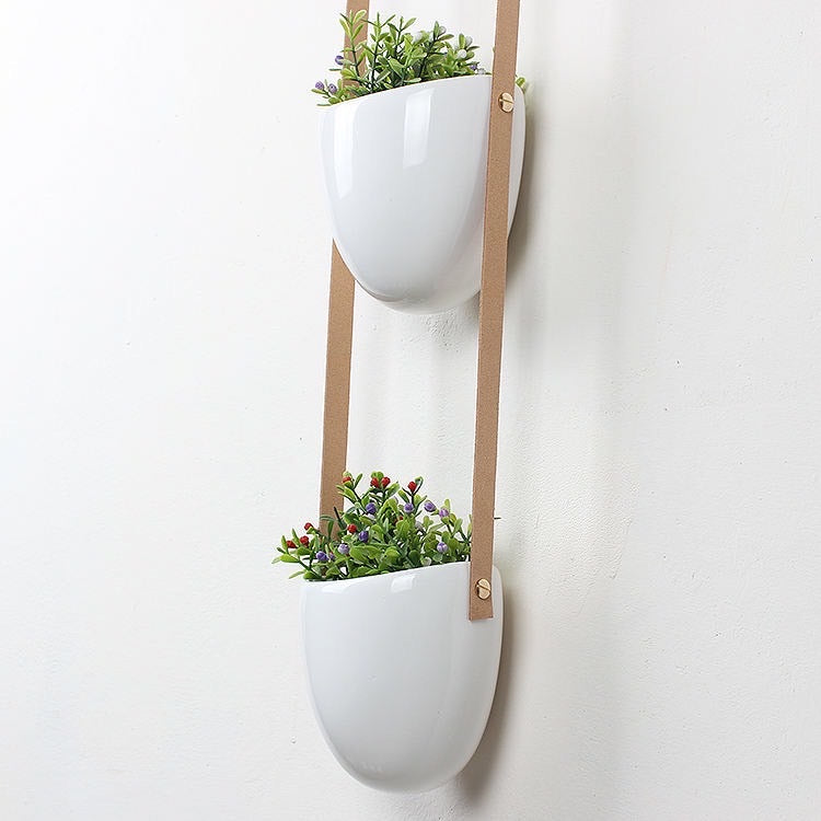 &quot;The Three Story&quot; Vertical Ceramic Planter - Set of 3